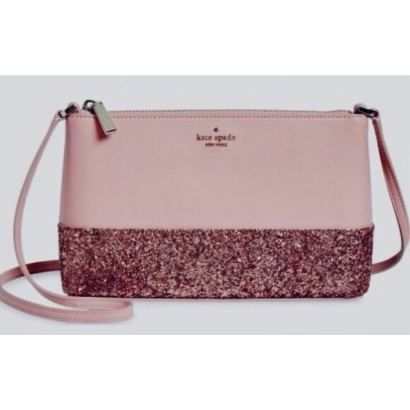 Kate Spade NY Greta Glitter Ramsey Crossbody NWOT - Picture 4 of 11